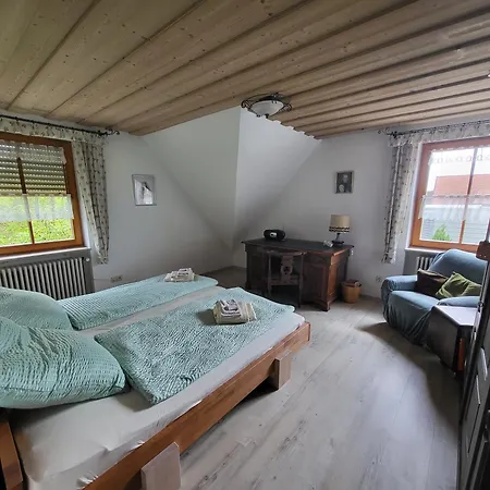 Appartamento Grosse Ruhige In Segringen, Dachterasse, Fernblick Vom Grundstueck Dinkelsbühl